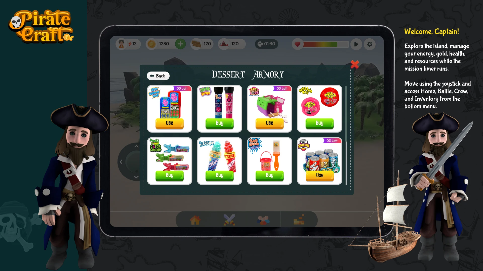 Pirate Craft Quest screenshot