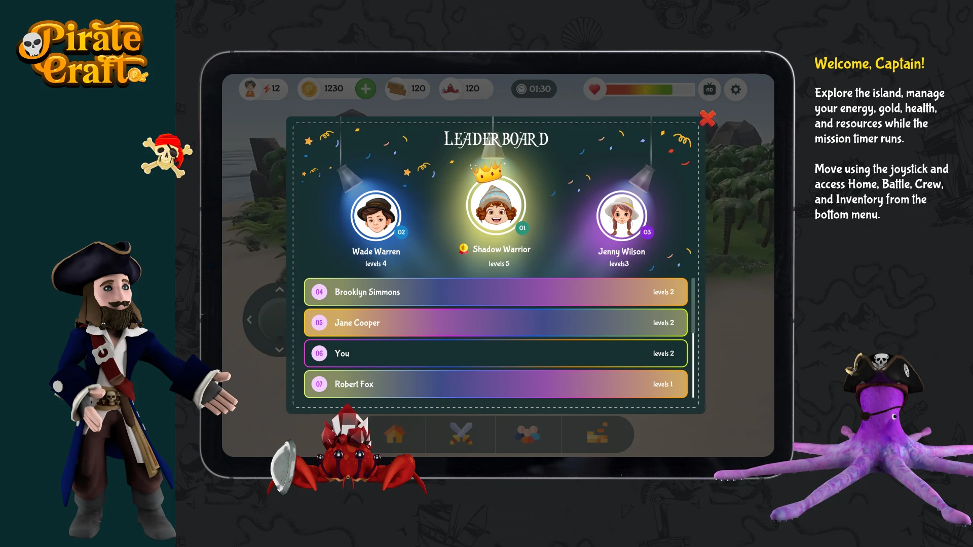 Pirate Craft Quest screenshot