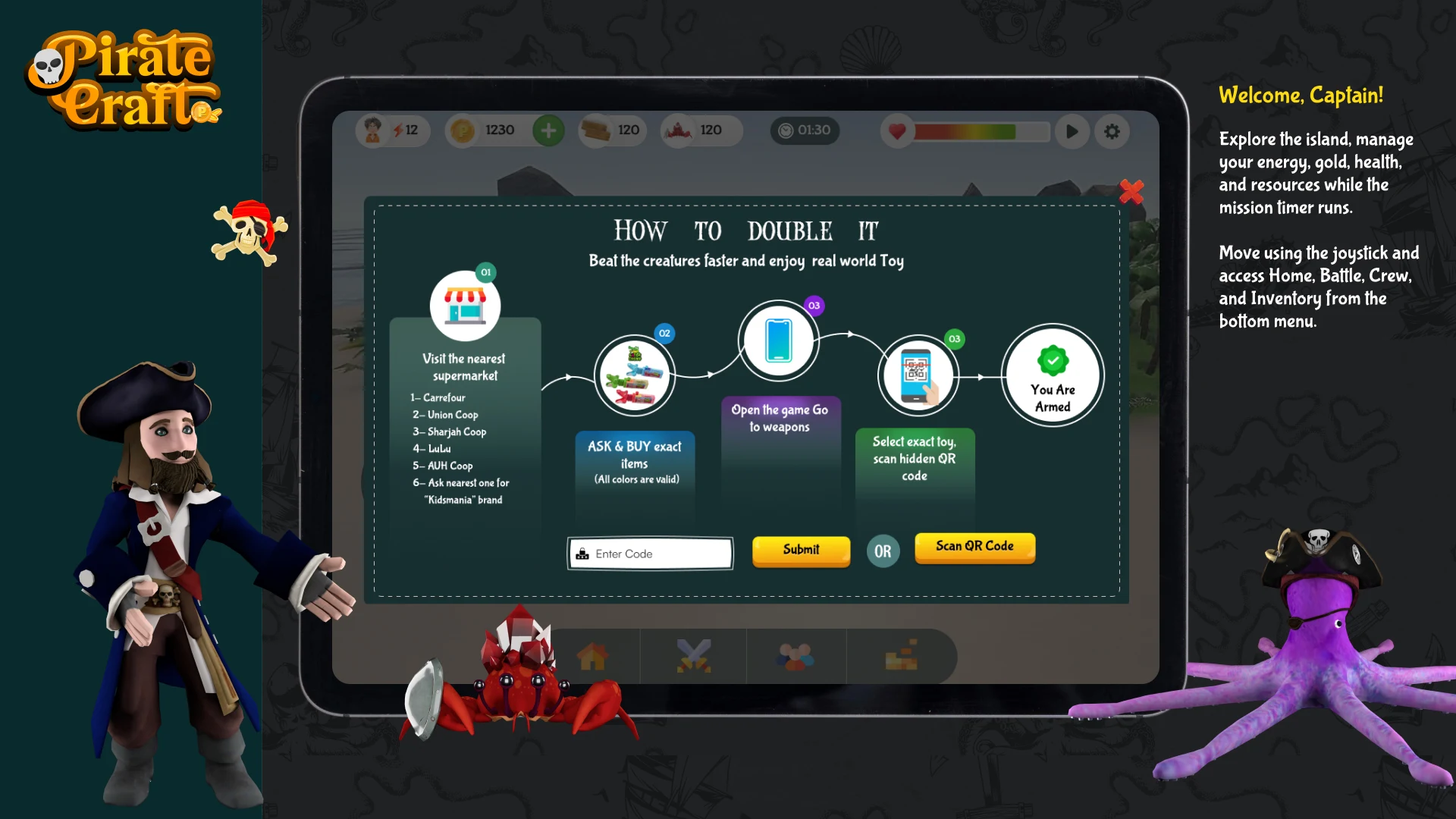 Pirate Craft Quest screenshot